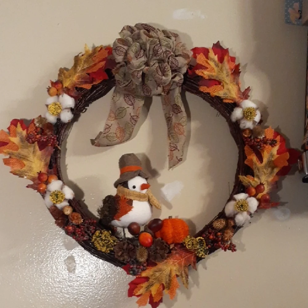 Autumn/Fall grapevine Wreath